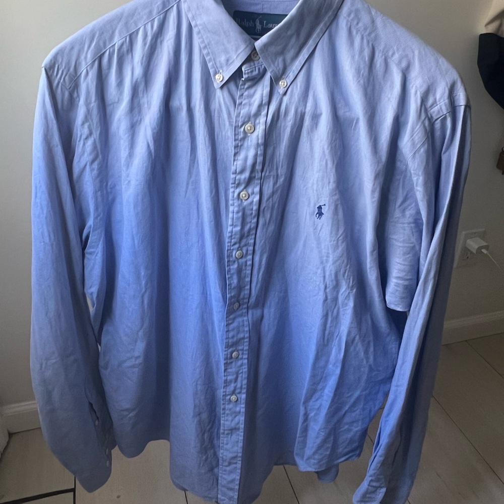 Ralph Lauren Light Blue Button Down Shirt